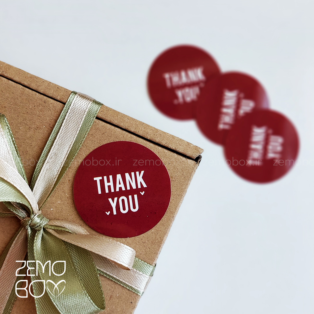 برچسب تشکر دایره زرشکی (چِری) کد ۲۰۲۳