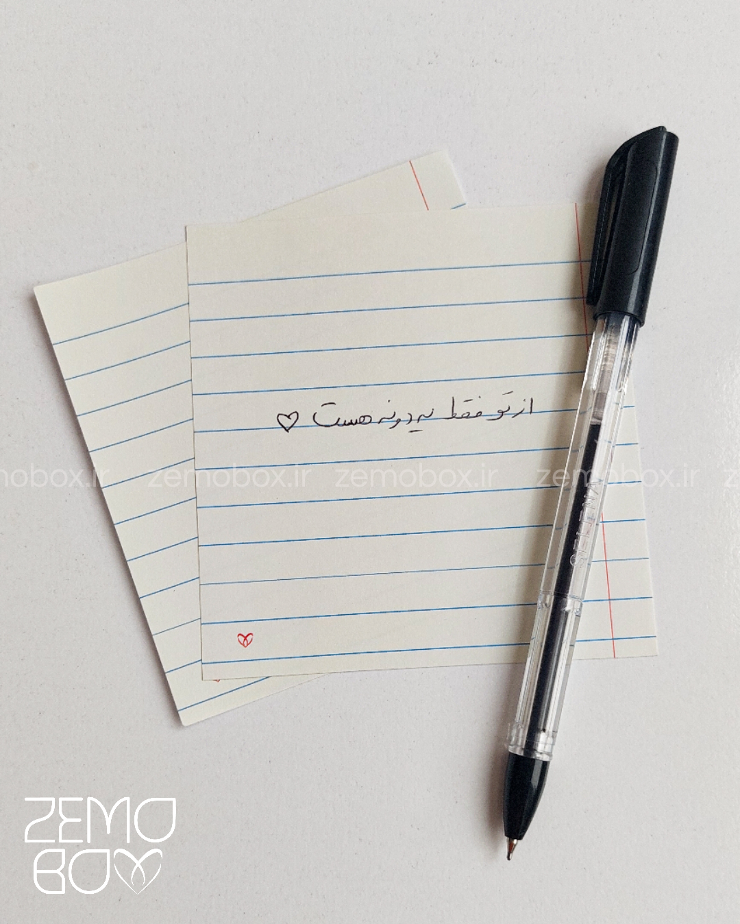 برگه یادداشت طرح نوستالژی